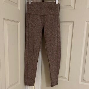 Offline by Aerie high rise hugger Leggings Heathered Brown size medium